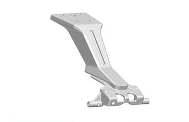 Soporte de Porta Placa para Zontes ZT703-F