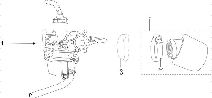 Carburador para Kayo TT 125