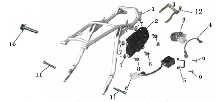 Caja de Bateria para Pitsterpro LXT400 / Formula XY 400