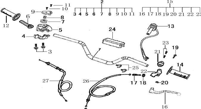 Manilla Clutch Completa Pitsterpro X4, X5, LXR / Kayo TD, TTR, Motard