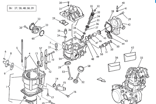 [OR025V75-PE] Oring de Bomba de Agua para Husqvarna SM / TC 2006-2009