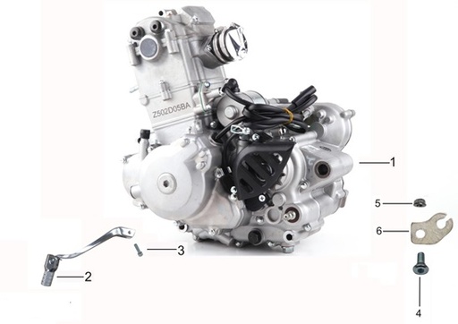 [BB00804-B1/57] Patilla de Cambios para Pitsterpro LXR 250 