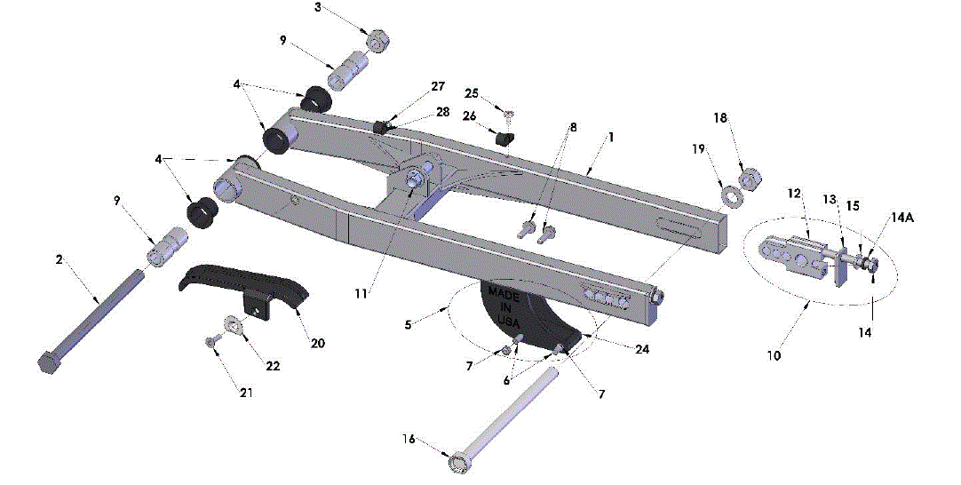 Guia de Cadena para Cobra CX 50 / FWE