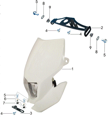 Soporte Inferior de Foco para Kayo T4