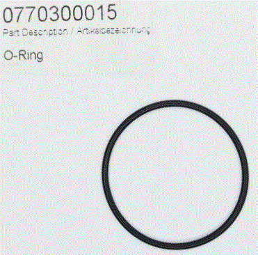 Oring de Clutch para KTM parte 0770300015