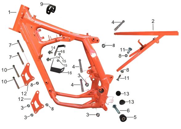Soporte de Motor Kit para Kayo K2