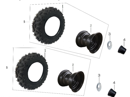 Aro Trasero Kit par Kayo eA50