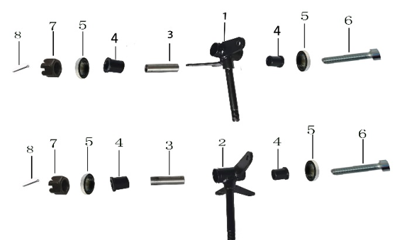 Bocina Delantera para Kayo eA50