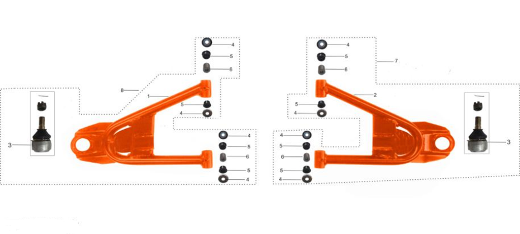 Tijereta Inferior para Kayo AT 110 *