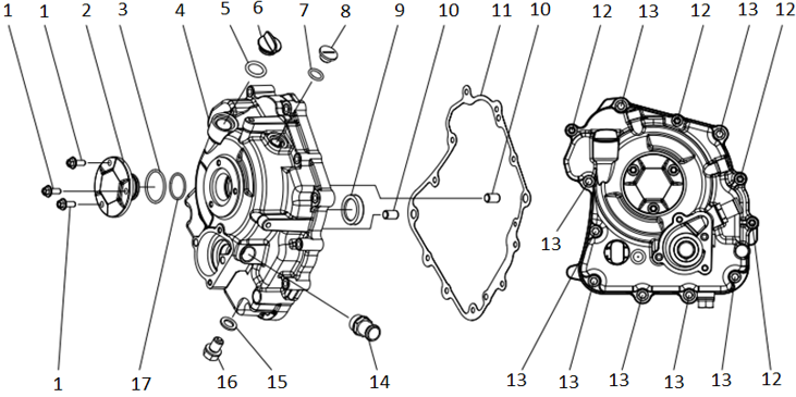 Empaque de Bolante para Kayo AU 300