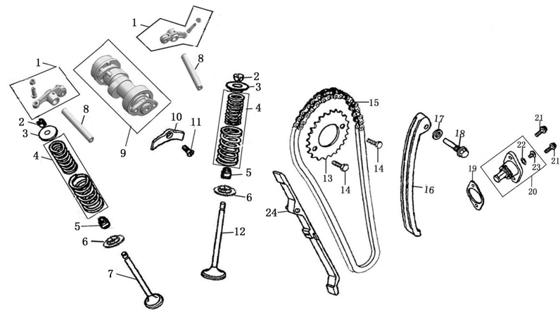 Cadena de Distribución para Kayo T4 300