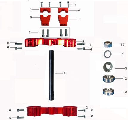 Estersio Kit para Kayo TT 190R