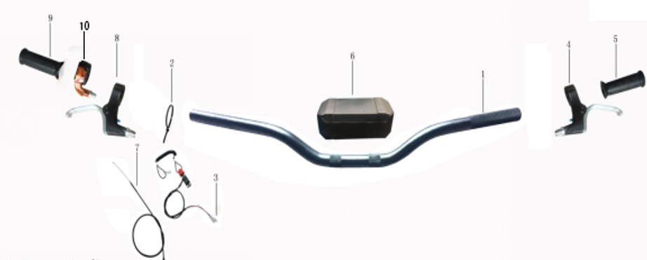 Manilla de Freno Delantero para Kayo SX50