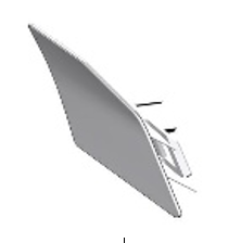 Tapa Lateral Derecha de Foco para Zontes ZT350-R1