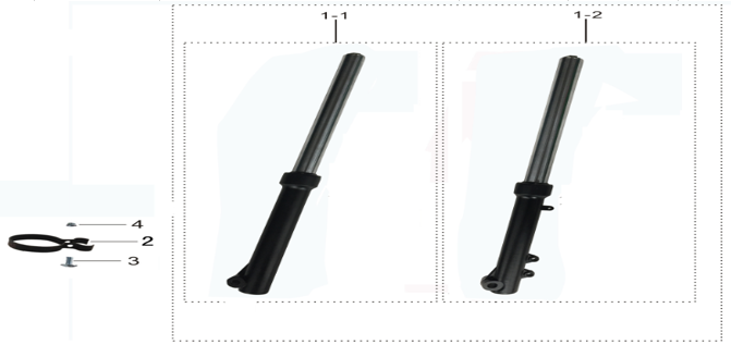 Suspension Kit para Kayo TSD 110