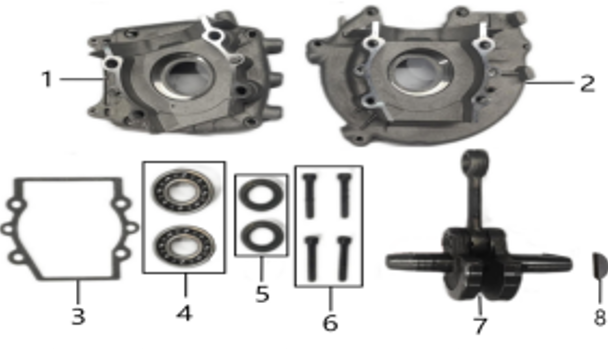 Cuña de Cigueñal para Kayo SX 50