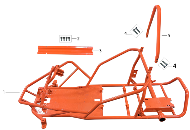Tornillo de Marco para Kayo S70 (kit de 4 unidades)