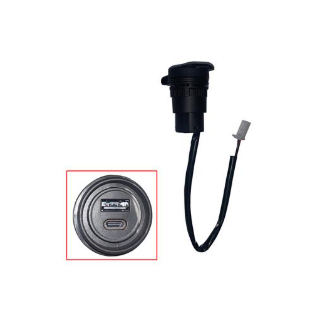 Conector USB para Zontes Varios Modelos (Conector Carga)