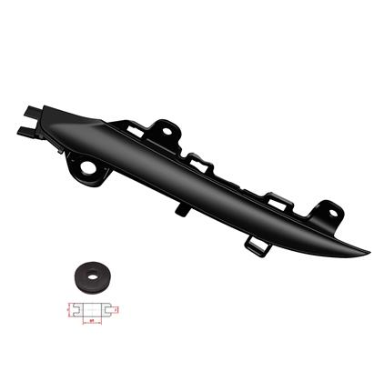 Carenado Central Derecho para Zontes ZT703-RR (Gloss Negro)