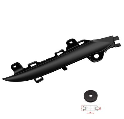 Carenado Central Izquierdo para Zontes ZT703-RR (Gloss Negro)