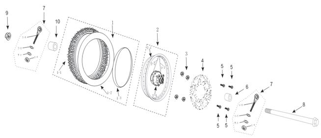 Ajuste Cadena Traccion Pitsterpro XJR / Kayo TS 2012-19