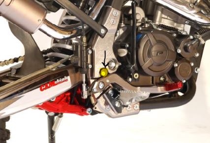 Ajuste de Patilla de Freno para Pitsterpro XTR 250 LC