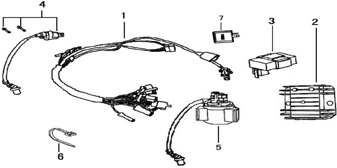 Bobina de Alta para Pitsterpro XTR 250 LC