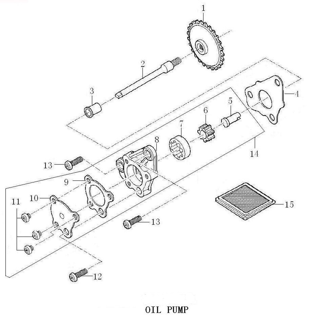 Bomba Aceite Pitsterpro XJR MX / Kayo TS TSD
