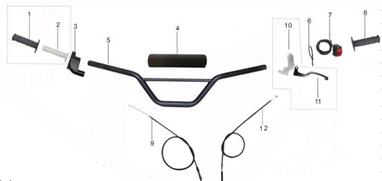 Cable de Clutch para Kayo TTR -110 TD TT -125