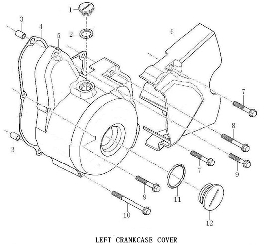 Empaque de Bolante para Pitsterpro STR 125