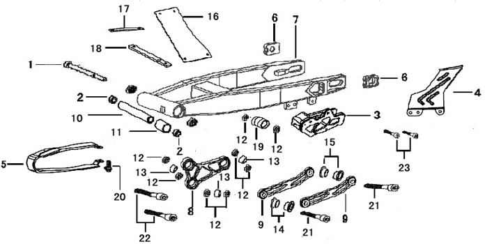 Protector de Cadena para Pitsterpro XTR 250 LC 