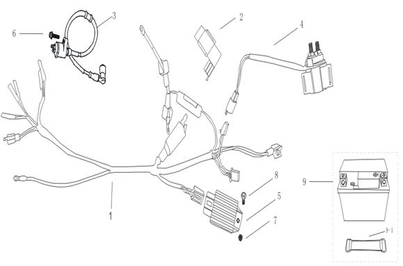 Regulador de Corriente para Pitsterpro XJR  X5  MX  FXR / Kayo TS TSD TT