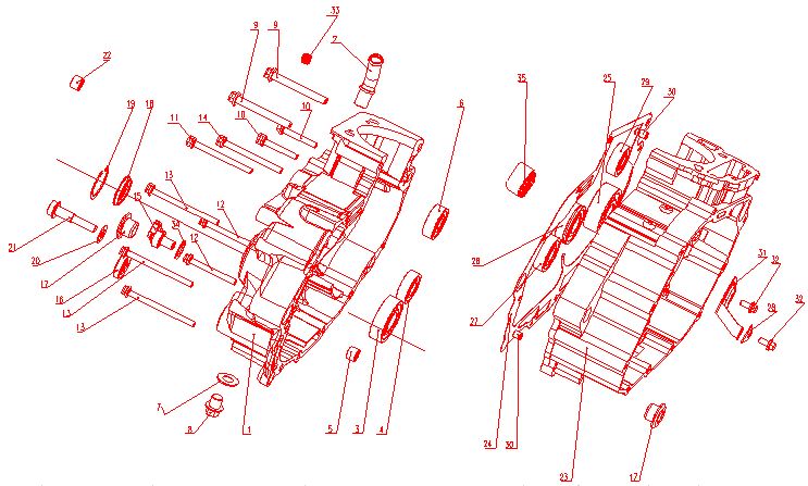 Retenedor de Eje de Salida para Pitsterpro LXT 400 / Formula XY 400