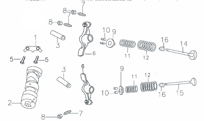 Valvulas Kit Cabezote V2 Trail Bikes, para Cabezote V2 unicamente