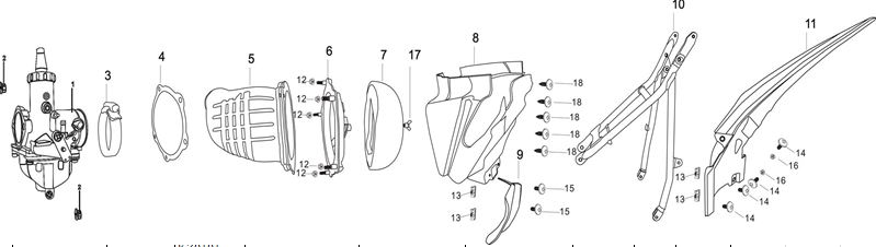 Soportes de Descansapies Trasero para Pitsterpro XTR 250 AC