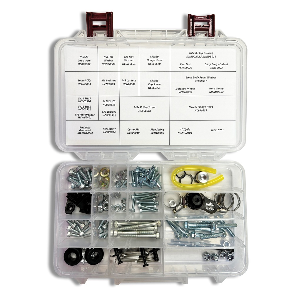 Kit De Tornillos y Otros Esenciales Motocicletas Cobra
