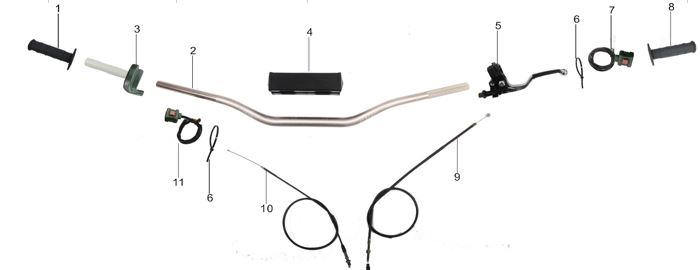 Manilla de Clutch para Kayo T2 T4 / Pitsterpro XTR LXR