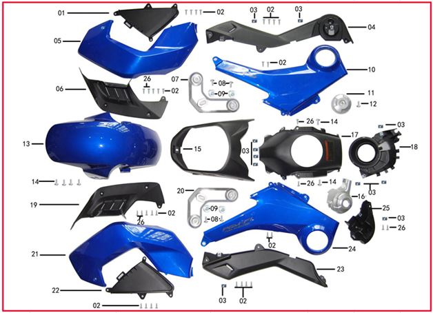Plastica Pitsterpro STR  Derecha Tanque
