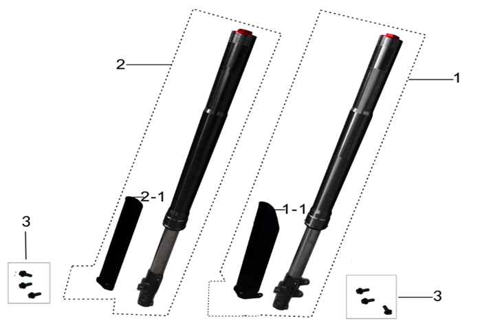 Tornillo Protector de Suspension para Pitsterpro MX X5 / Kayo Motard TD TT