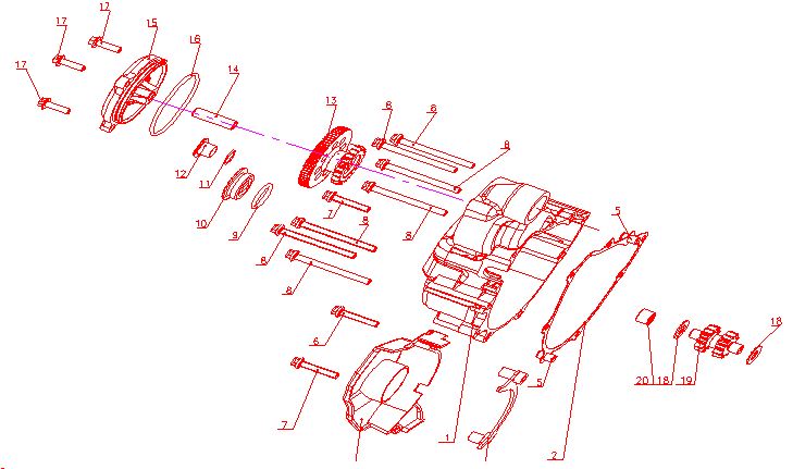 Empaque de Clutch para Pitsterpro LXT 400 / Formula XY 400