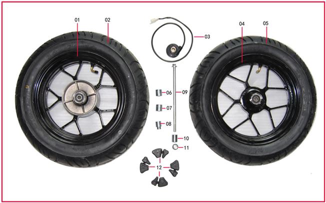 Aro 12 Trasero para Pitsterpro STR