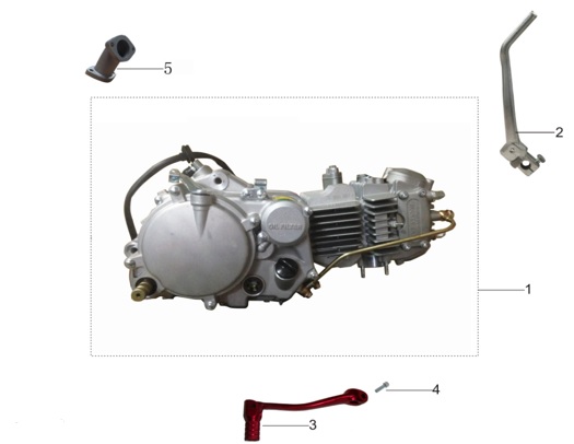 Patilla Cambios Pitsterpro LXR 155cc