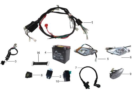 Foco de Luz Principal para Kit Kayo AT 110 (Kit)