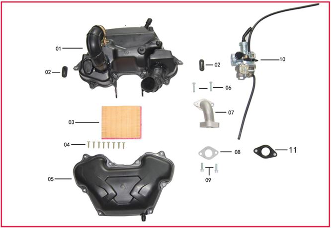 Carburador de Pitsterpro STR 125