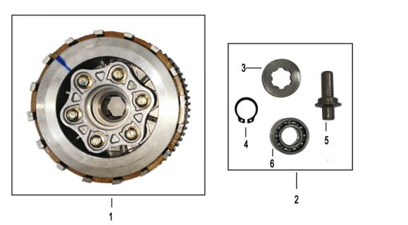 Rol de Empuje de Clutch para Pitsterpro XTR / Kayo K2 (Kit)