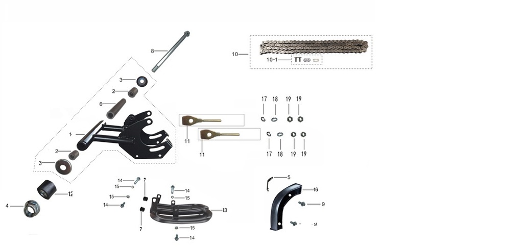 Bushing de Horquilla para Kayo AY 70