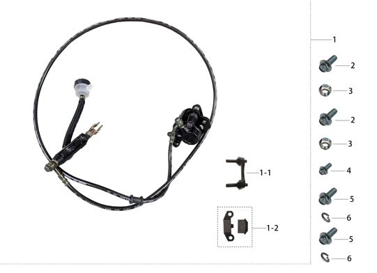 Freno Completo para Kayo S70