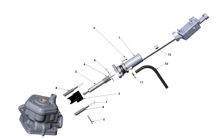 Resorte de Valvula de Poder para Cobra Cx 65 (Kit)