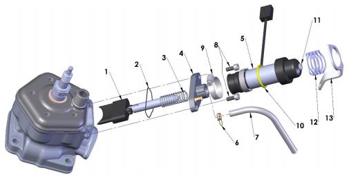Oring Valvula de Poder Cobra CX 65