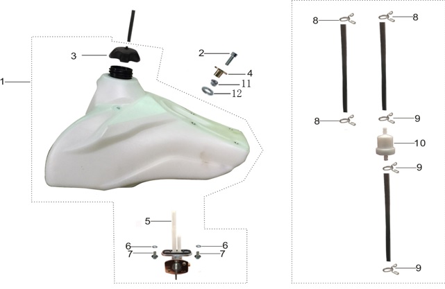 Tanque Combustible Kayo K2